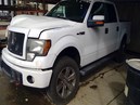 2013 FORD F150, WHITE, XLT MODEL, CREW CAB, 3.5L, AT, 4WD. F26302